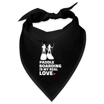 Ich Liebe Paddleboarding - Bandana - Schwarz - Vorne
