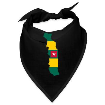 Togo - Bandana - Schwarz - Vorne