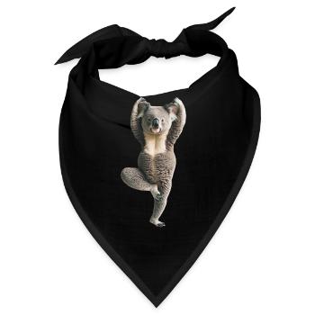 Koala - Bandana - Schwarz - Vorne
