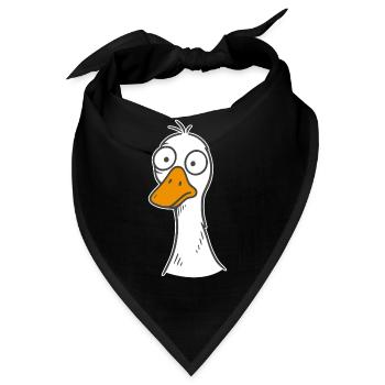 Dumme Gans - Bandana - Schwarz - Vorne