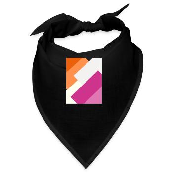 Lesbian Geometrics - Bandana - Schwarz - Vorne