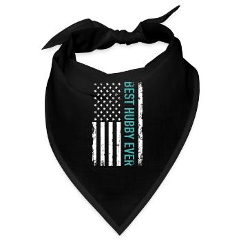 Ehemann - Bandana - Schwarz - Vorne