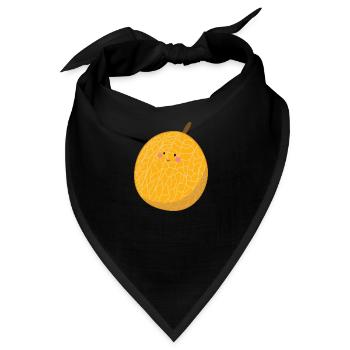 Cantaloupe-Melone - Bandana - Schwarz - Vorne