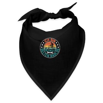 Ich bin extrem selten Radlos - Bandana - Schwarz - Vorne