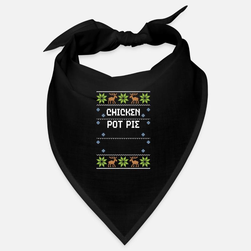 Chicken Pot Pie - Ugly Christmas Bandana