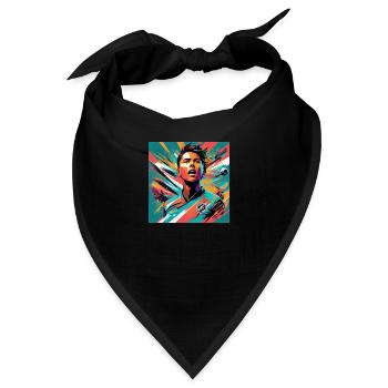Fußball Emotion - Bandana - Schwarz - Vorne