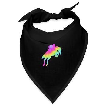 Springreiten Springpferd - Bandana - Schwarz - Vorne