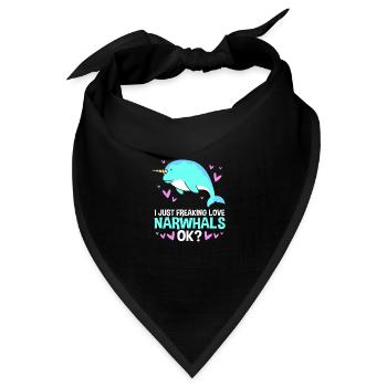 Narwal - Bandana - Schwarz - Vorne