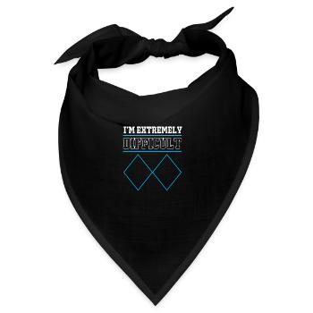 Ski Skiurlaub - Bandana - Schwarz - Vorne