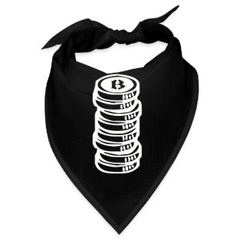 Bitcoin-Wirtschaft - Bandana - Schwarz - Vorne