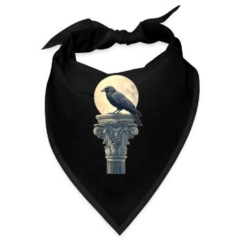 Rabe - Bandana - Schwarz - Vorne