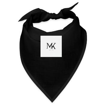 Schlicht und einfach - Bandana - Schwarz - Vorne