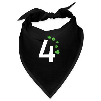 4 - Bandana - Schwarz - Vorne