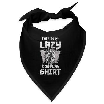 Cosplay Manga Leidenschaft - Bandana - Schwarz - Vorne