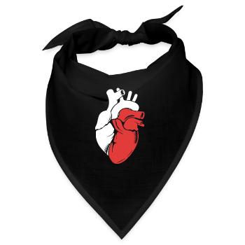 Polen Polnisch - Bandana - Schwarz - Vorne