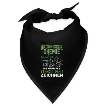 Organische Chemie Mehr Als Sechsecke Chemiker - Bandana - Schwarz - Vorne