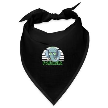 Padanien - Bandana - Schwarz - Vorne
