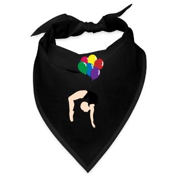 Luftballon - Bandana - Schwarz - Vorne