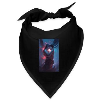 leidenschaftliche fantastische schwule Liebe - Bandana - Schwarz - Vorne