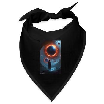 Dunkle antike Fantasie von magischen Sphären - Bandana - Schwarz - Vorne