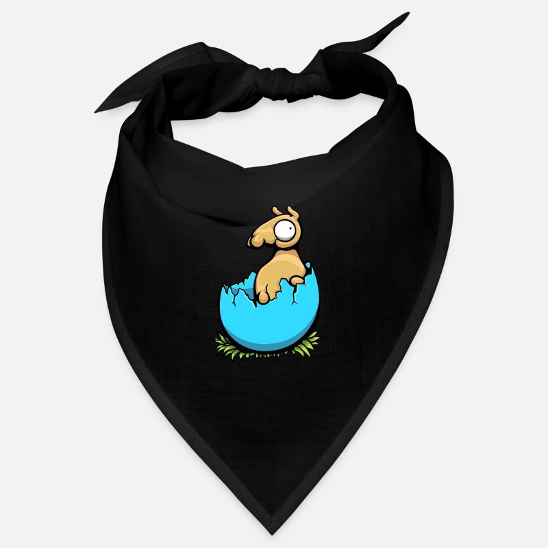 Lama de Pâques - Bandana - noir