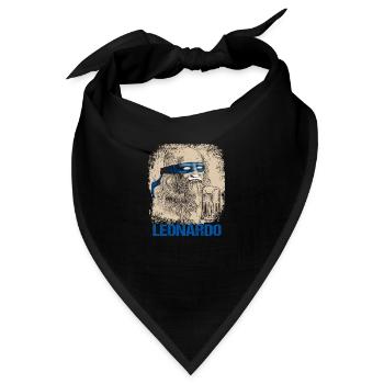 Leonardo - Bandana - Schwarz - Vorne