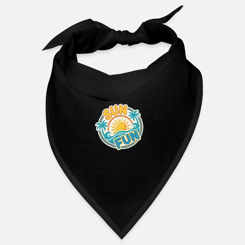 Sun Fun – Design d’autocollants d’été tropical Bandana