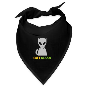 Cat - Bandana - Schwarz - Vorne