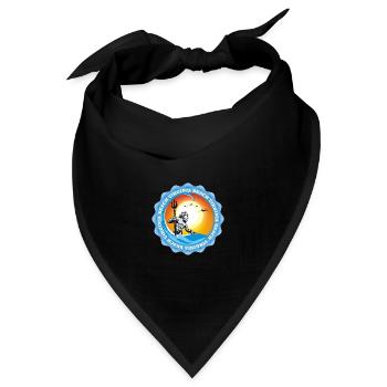 Virginia Beach König Neptun - Bandana - Schwarz - Vorne