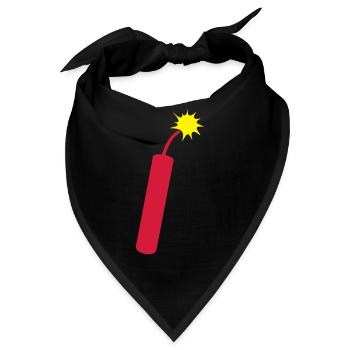 Dynamit Docht Lichter 1206 - Bandana - Schwarz - Vorne