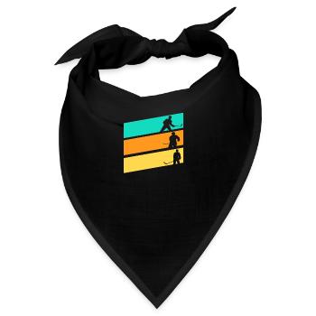 Eishockeyspieler Eishockey - Bandana - Schwarz - Vorne