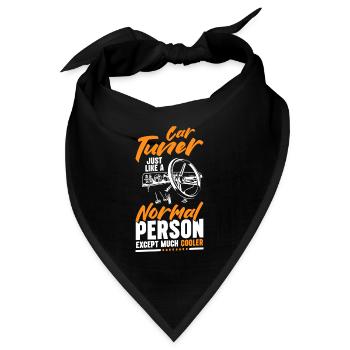 Auto Leistung Sportwagen - Bandana - Schwarz - Vorne