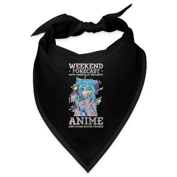 Anime Convention Senpai Otaku - Bandana - Schwarz - Vorne