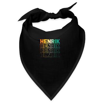 Henrik - Bandana - Schwarz - Vorne