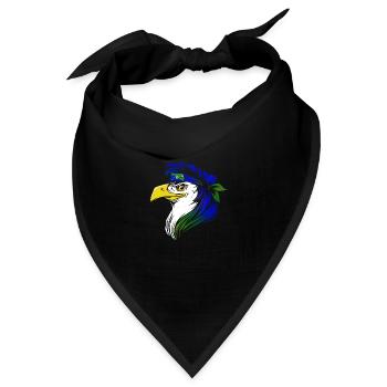 Weihnachtsinsel - Bandana - Schwarz - Vorne