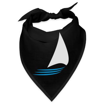 segel-cap - Bandana - Schwarz - Vorne