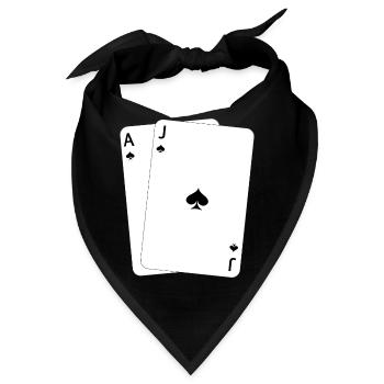 Blackjack AJ - Bandana - Schwarz - Vorne