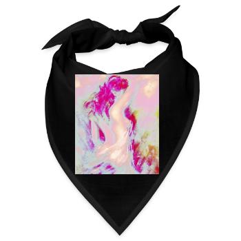 Naked nackt censored zensiert - Bandana - Schwarz - Vorne
