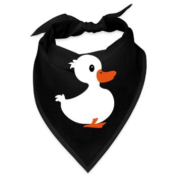 Kleines Entchen / Little Ducky (3c) - Bandana - Schwarz - Vorne
