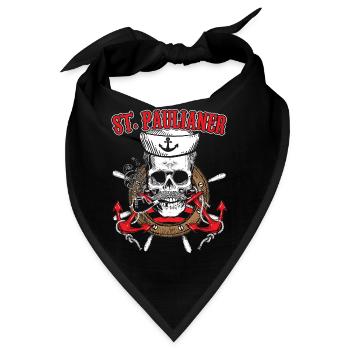 Paulianer Hamburg Sankt Pauli | St. Pauli Geschenk - Bandana - Schwarz - Vorne