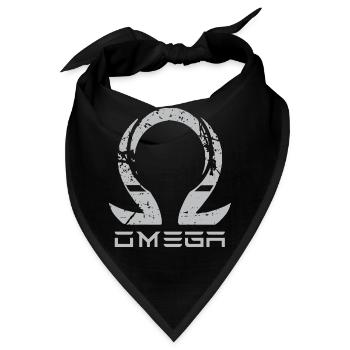 Omega - Bandana - Schwarz - Vorne