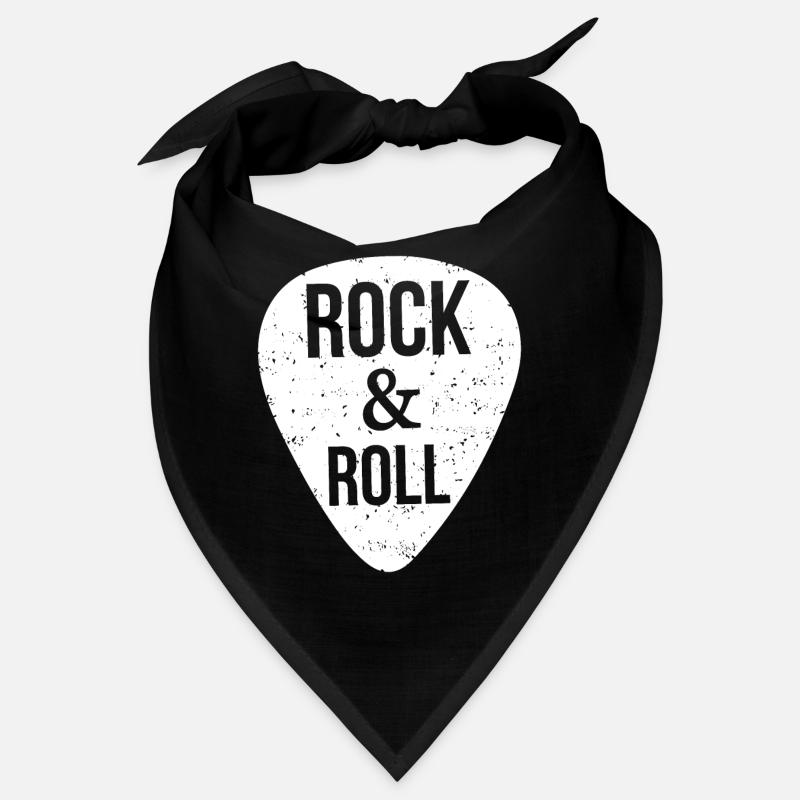 Rock and roll, guitar pick Bandana