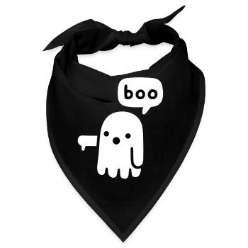 boo - Bandana - Schwarz - Vorne