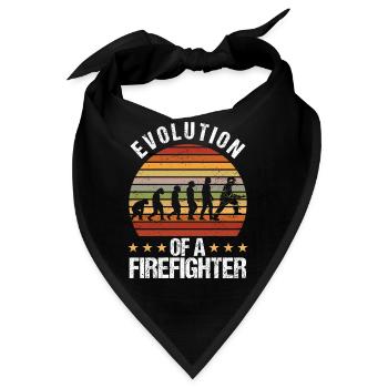 Feuerwehrmann und Feuerwehr Evolution - Bandana - Schwarz - Vorne