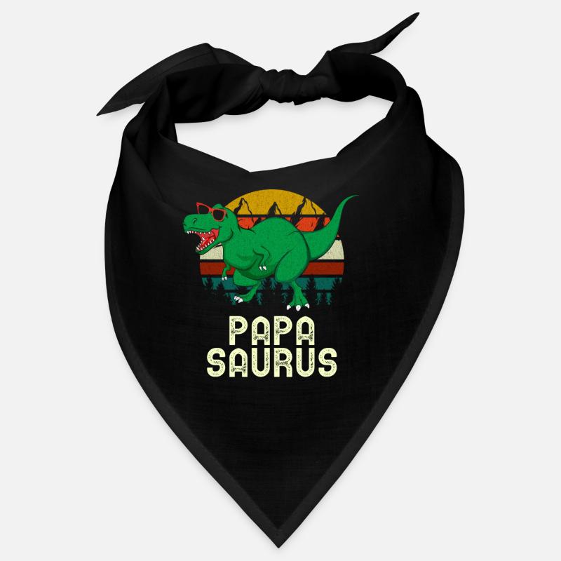 Papa Saurus Rex Papa Dinosaur Papasaurus Bandana