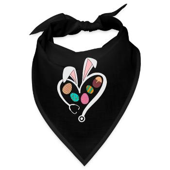 Ostern - Bandana - Schwarz - Vorne