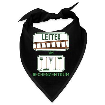 garten kleingarten leiter vom rechenzentrum ernte - Bandana - Schwarz - Vorne