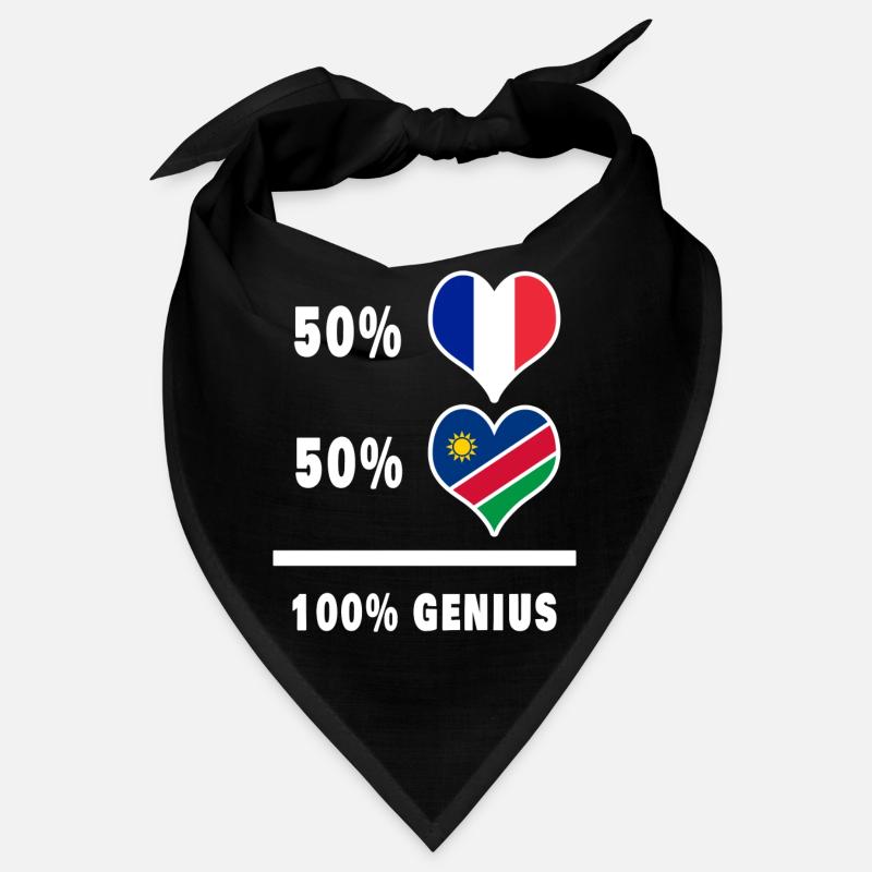 Das Genie Frankreich und Namibia / Geschenk Bandana