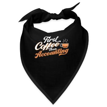 Buchhalter Geschenk Beruf Finanzen Steuerberater - Bandana - Schwarz - Vorne