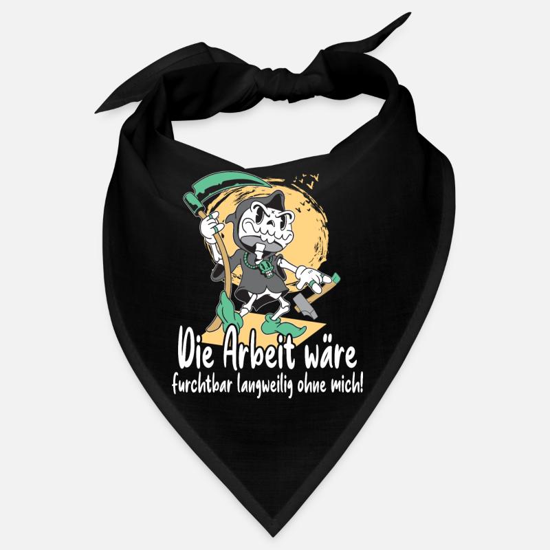 Sensenmann mit Werkzeug Bandana